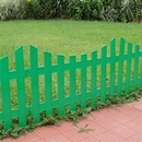 Забор "Елочка" (дл. 43 см, выс.28 см), цвет зеленый